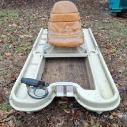 Water Scamp plastic boat 77 inch x 40.5 with