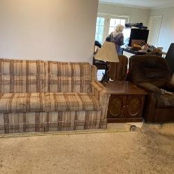 older LaZBoy couch with pull out bed and has