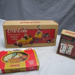 Coca-Cola Collectibles Trio with Original...