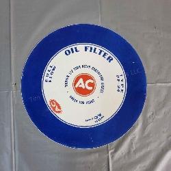 R3 ac metal sign 8.75