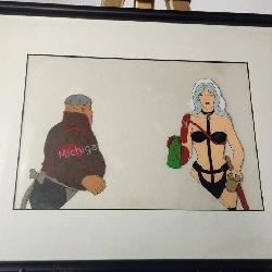 Taarna from Heavy Metal Framed Cel - 18x24