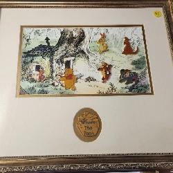 Winnie the Pooh Limited Edition Pin Set - Framed!