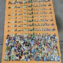 9 ct.The Simpsons Character Posters (Orange) 21x38