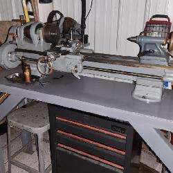 South Bend metalworking lathe