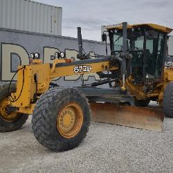 2007 Deere 672D Motor Grader, Meter Showing 13,300hrs.