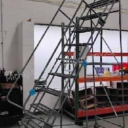 Cotterman 10' Rolling Warehouse Ladder