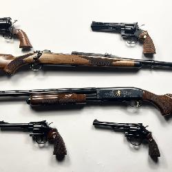 Shotguns, Rifles, Pistols