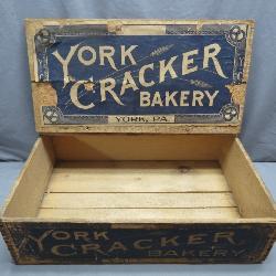 Antique Advertising Wooden Box