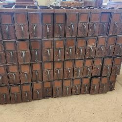 2- 48 drawer cabinet