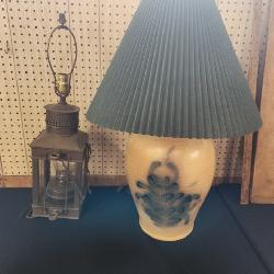 Crock lamp & Nautical lamp