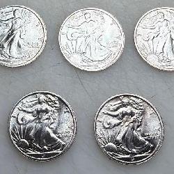 Silver Coins at Online Auction