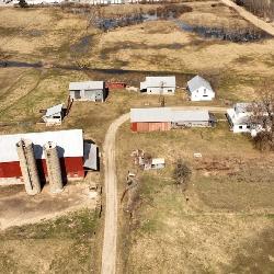 40 acre farm with 5 bedroom home barn and outbuildings