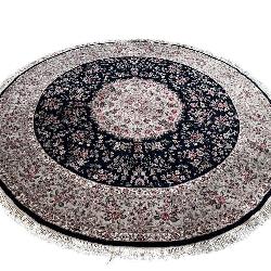 8'10 ROUND TIGHT KNOT COUNT HANDMADE CARPET