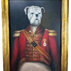 MAITLAND SMITH DOG AND SOLDIER UNIFORM PRINT