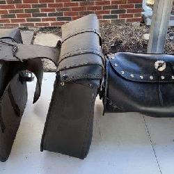 Leather Saddle Bags 