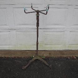 Vintage Cast Iron Sprinkler with Tripod Base