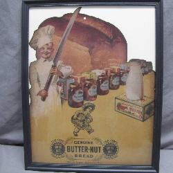 Early 20th-Century Butter-Nut Bread Poster