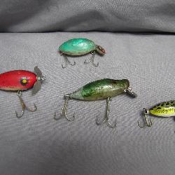 Four Vintage Fishing Lures