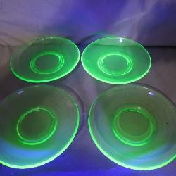 Antique uranium glass