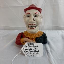 VTG CAST IRON MECHANICAL COIN 