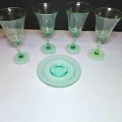 Uranium Glasses and Plate