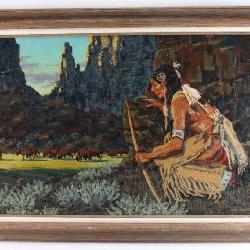 Original Oil Painting on Board.