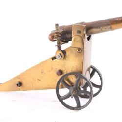 Pre-WWII Marble Shooting Brass Canon.