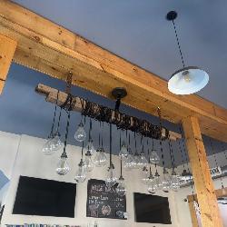 Televisions light fixtures 