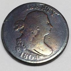 1804 Draped Bust Half Cent