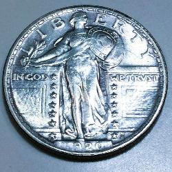1920 Standing Liberty Quarter Gem Uncirculated