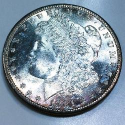 1881-S Morgan Silver Dollar Gem Uncirculated