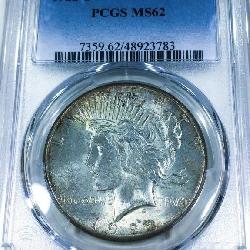 1922-S Peace Silver Dollar PCGS MS62