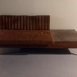 Mid-Century Modern Sofa with Side Table and Armchair by The Gold Crest Products