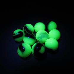 10 Uranium Glass Marbles