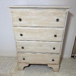 Vintage Whitewashed Chest of
