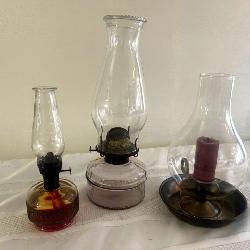 Oil Lamps & Candle & Holder