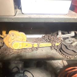 Vintage Manual Chain Hoist