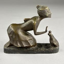 Erna Rosenberg-Nonnenmacher Art Deco Bronze