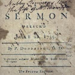 1761 Colonial America Sermon Pamphlet
