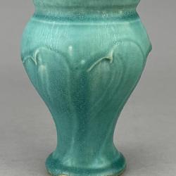 Pewabic Small Classic Vase with Green Glaze