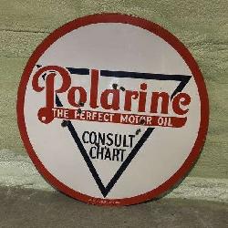 Polarine The Perfect Motor Oil Porcelain Sign