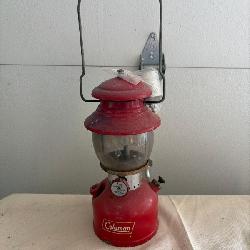  Red Coleman Lantern - Camping Gear