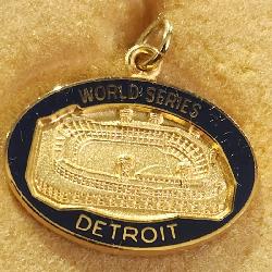 1984 Detroit Tigers World Series Ladies Press Pendant