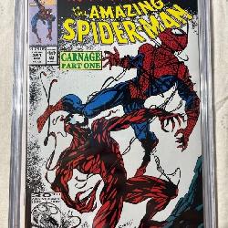 The Amazing Spider-Man #361 Carnage part 1 comic book in hard sleeve