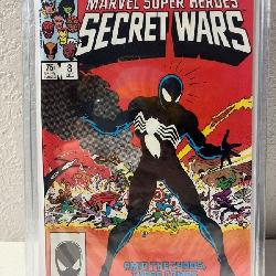 Secret Wars #8 comic book in hard sleeve