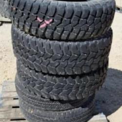 Five truck tires 16