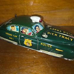 Dick Tracy Marx Tin Litho Car Large