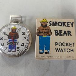Smokey the Bear Pocket Watch with Box