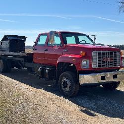 Custom Built 1993 GMC TopKick SL Crew Cab Roll Back Hauler