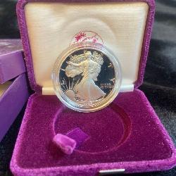 1986 S American Eagle 1 ounce silver proof